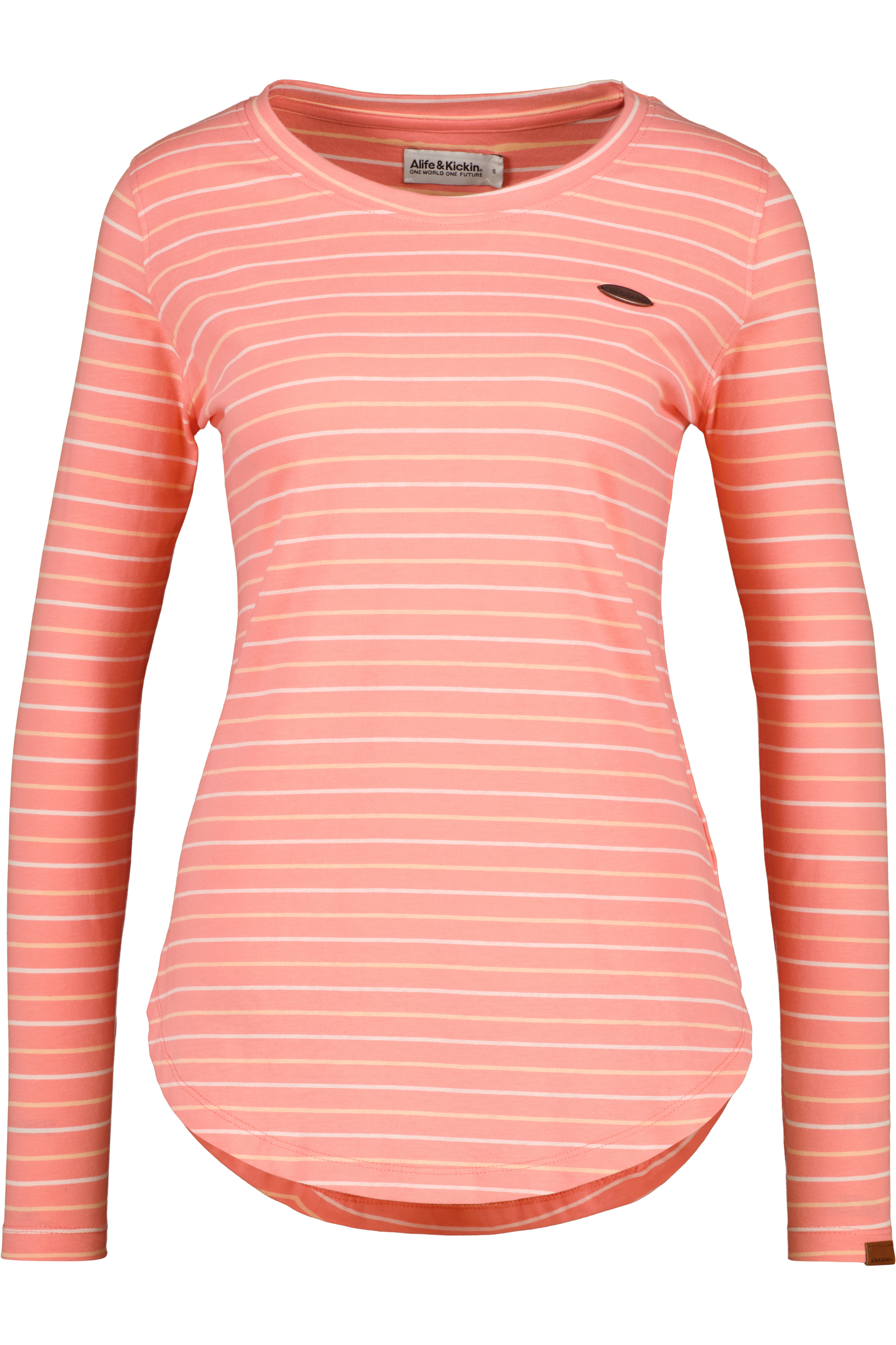 

Лонгслив alife and kickin, Langarmshirt LeaAK Z, цвет ocean coral