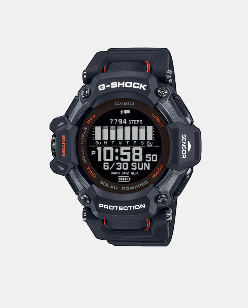 

G-Shock GBDH20001AER Солнечные цифровые мужские часы из черной смолы Casio, черный