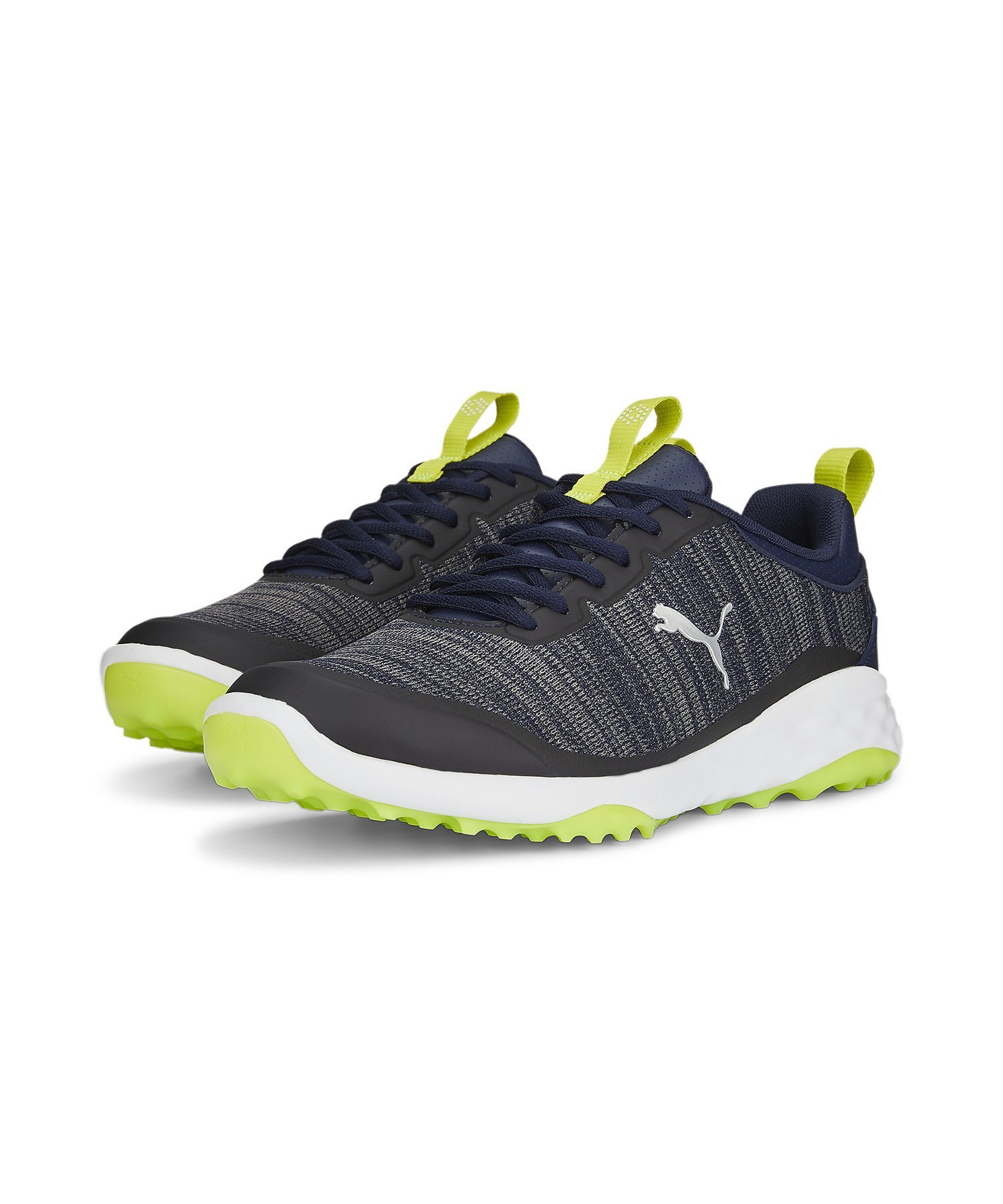 Мужские гольф-туфли Fusion Pro с резиновой подошвой и без шипов PUMA, PUMA Navy-PUMA — фото 3