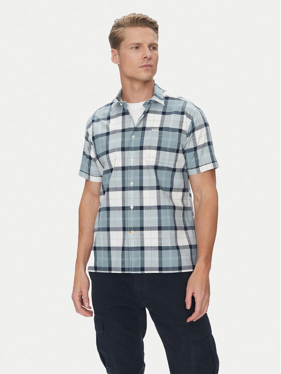

Рубашка обычного кроя Douglas MSH5077TN45 Barbour, серый