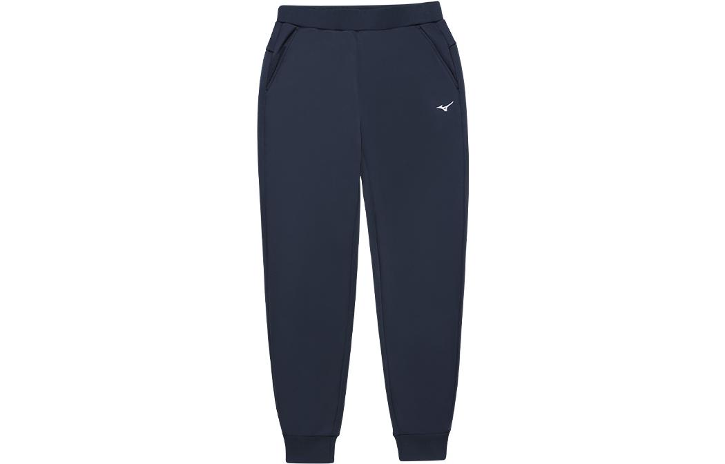 

Вязаные спортивные брюки ESSENTIAL для мужчин, утепленные брюки с манжетами Mizuno, phantom синий