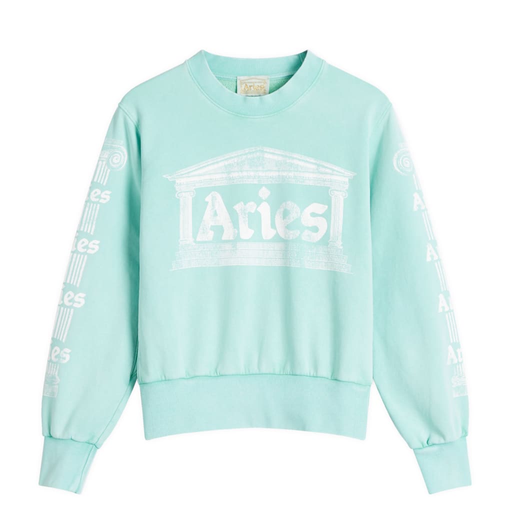 

Свитшот Baby fit aged ancient column Aries, синий