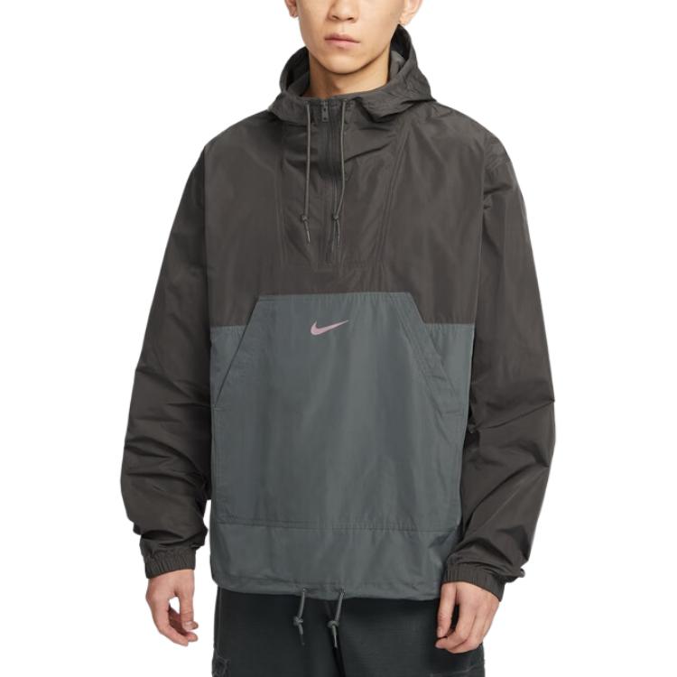 Толстовка ClubSportswear мужская Medium Gray/Iron Gray/Umber Gray Nike, серый — фото 3