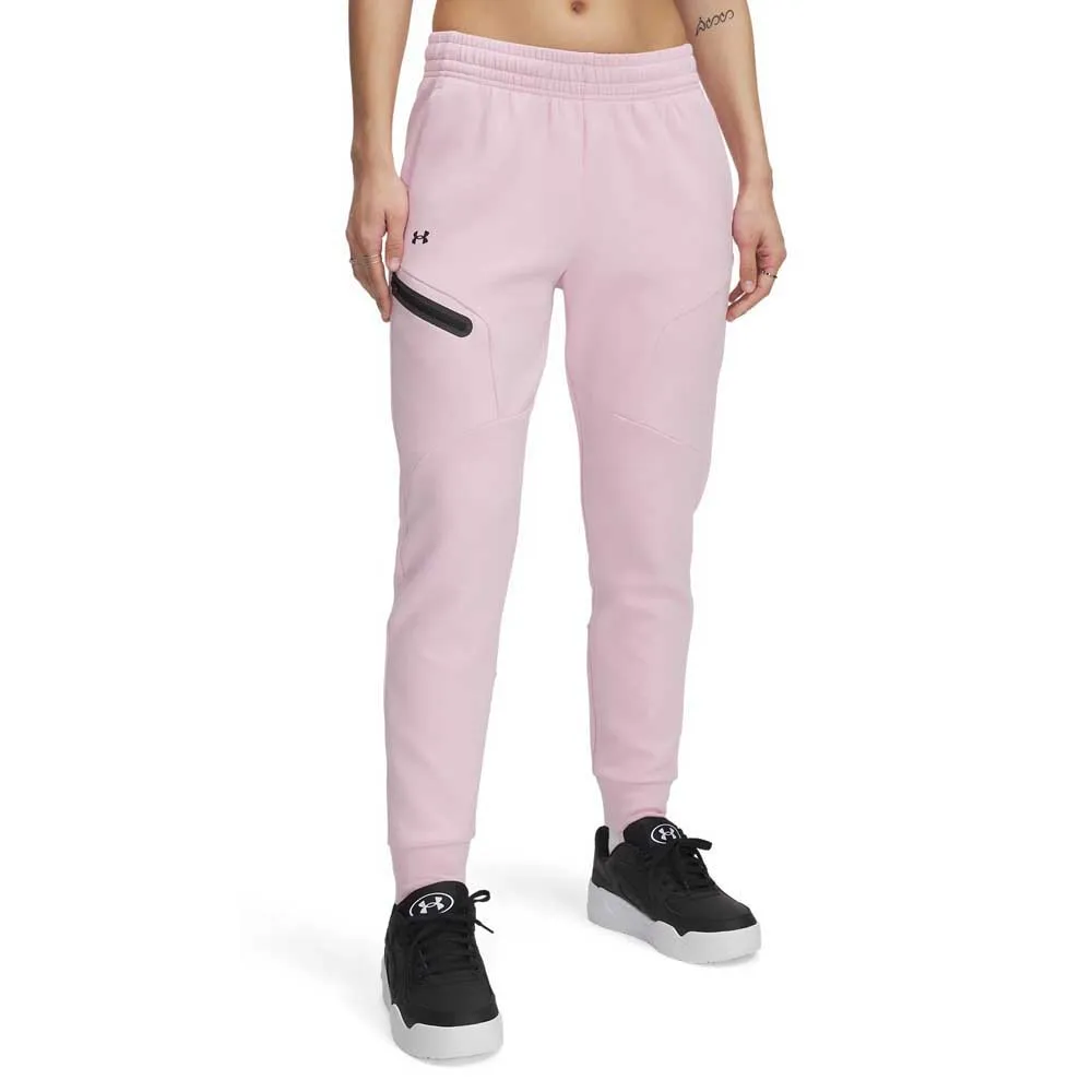 

Джоггеры Under Armour Unstoppable Fleece, розовый
