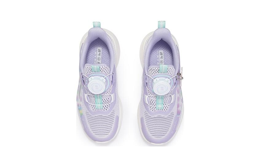 Кроссовки детские Qing Feng 5.0 PS Low-top Сиреневый/снежно-фиолетовый Xtep, сиреневый/снежно-фиолетовый — фото 4