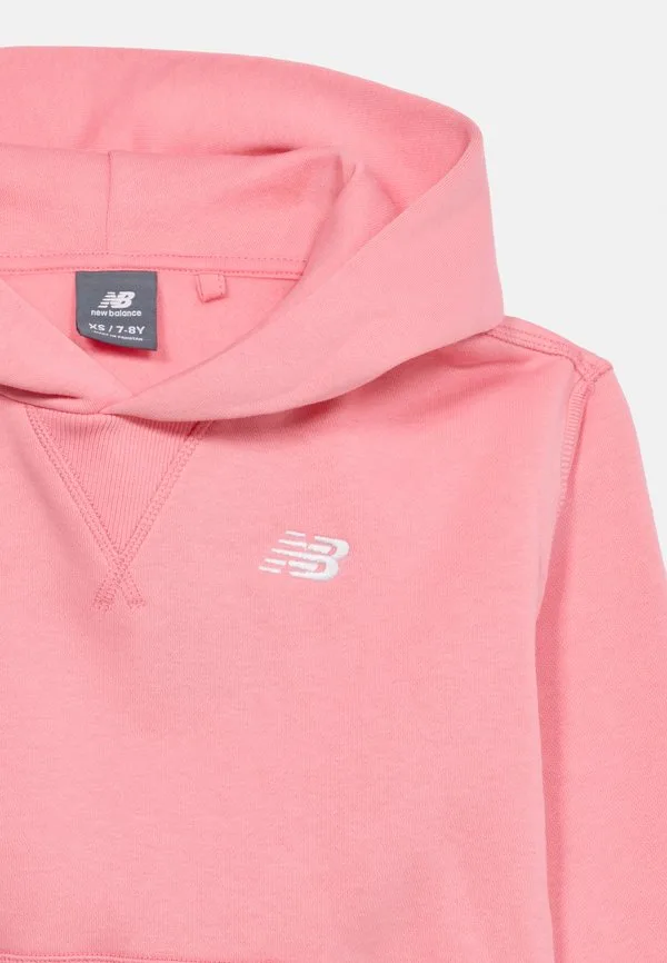 Детская толстовка с небольшим логотипом и зачесанными назад волосами New Balance, Double Bubble — фото 4