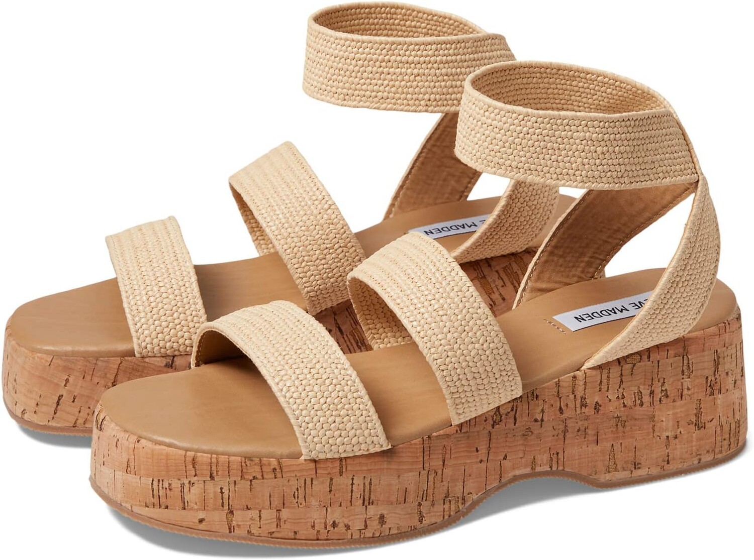 

Босоножки Sashes Sandal Steve Madden, цвет Raffia