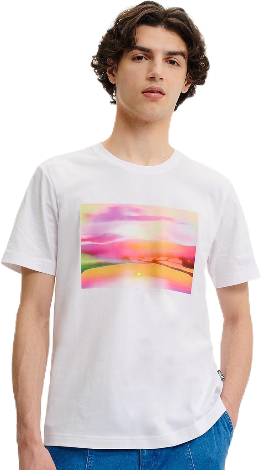 

Футболка мужская Aigle Official BEAT ICE с круглым вырезом ZTHAX28, белый