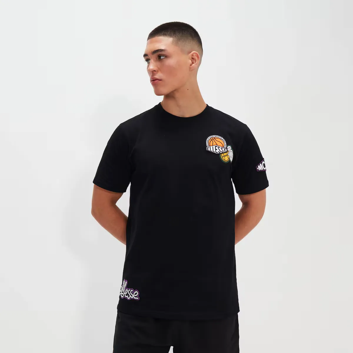 

Boretto Мужская футболка Ellesse, чёрный