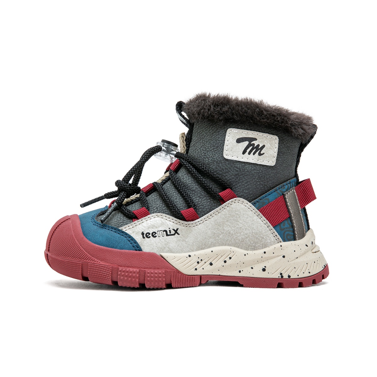 

Скользостойкие износостойкие детские ботинки Teenmix, серый/бежевый