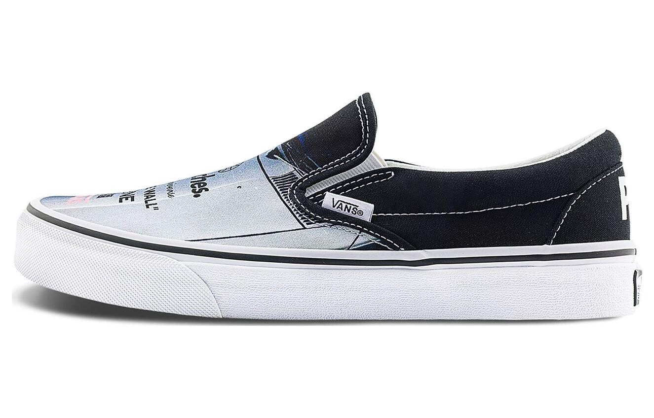 

Кроссовки Slip-On Peaches. One Universe X Classic Vans 'Black True White'