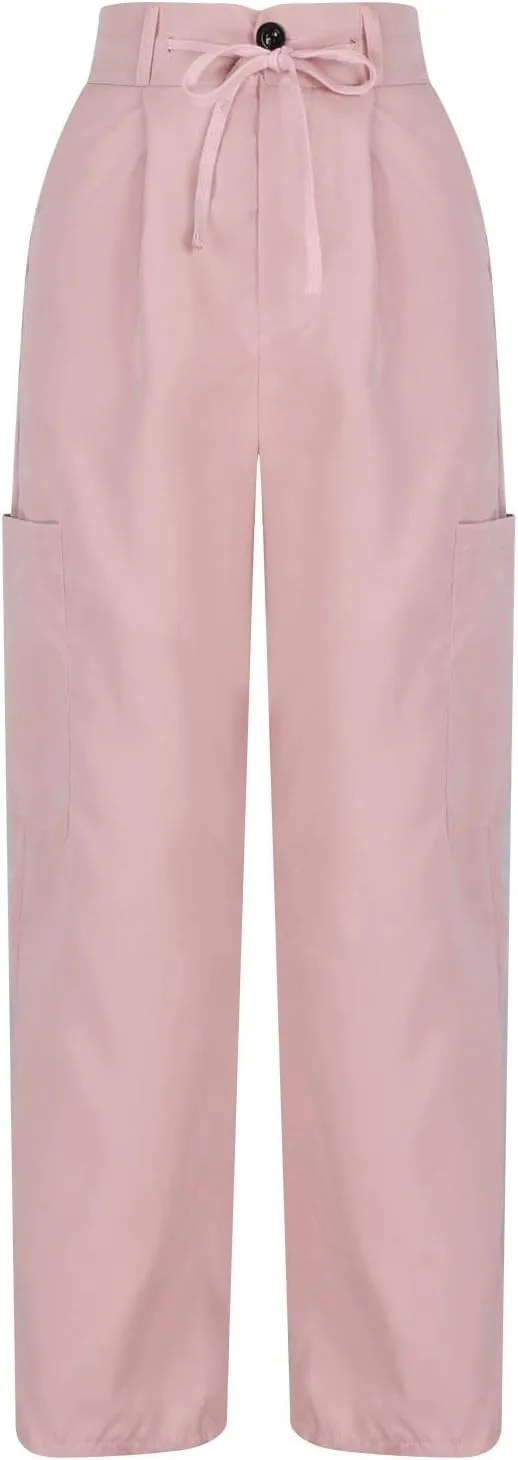 Женские карго штаны Casual High Waisted Baggy Wide Leg — фото 3