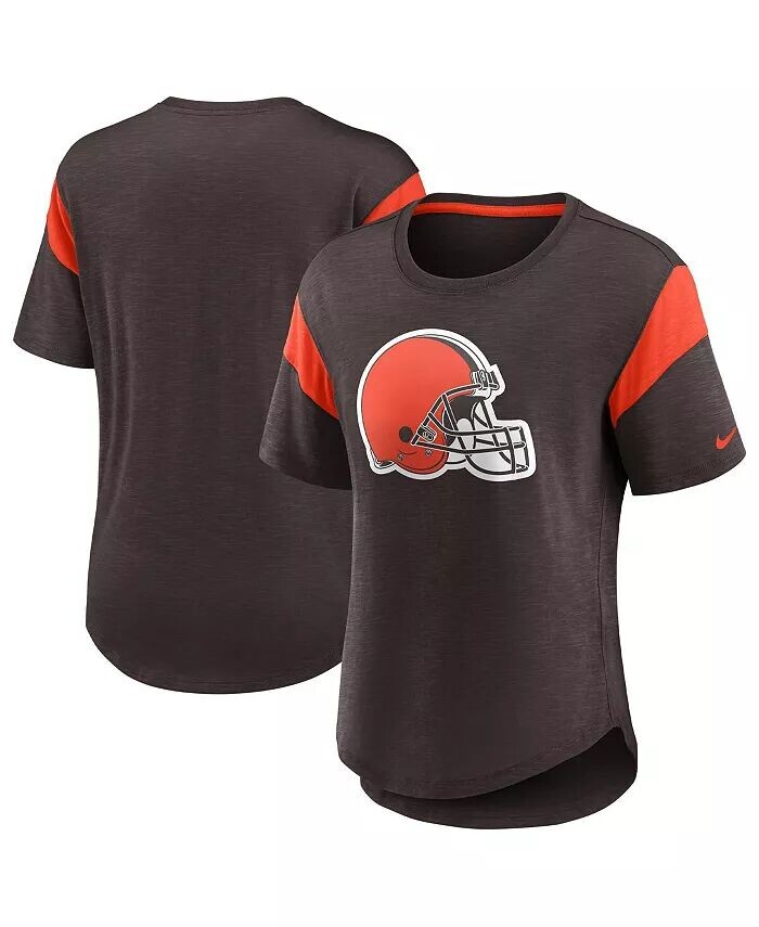 

Женский коричневый топ с логотипом Cleveland Browns Primary Nike