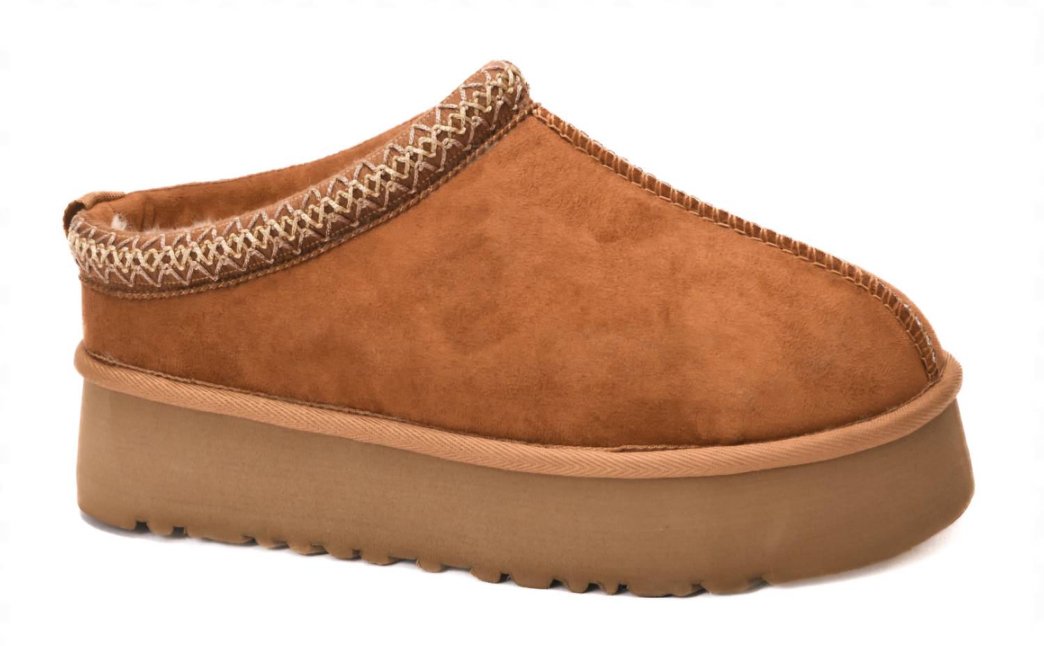 Pillow Talk Искусственная замша Платформенные тапочки в коричневом цвете Corkys Footwear