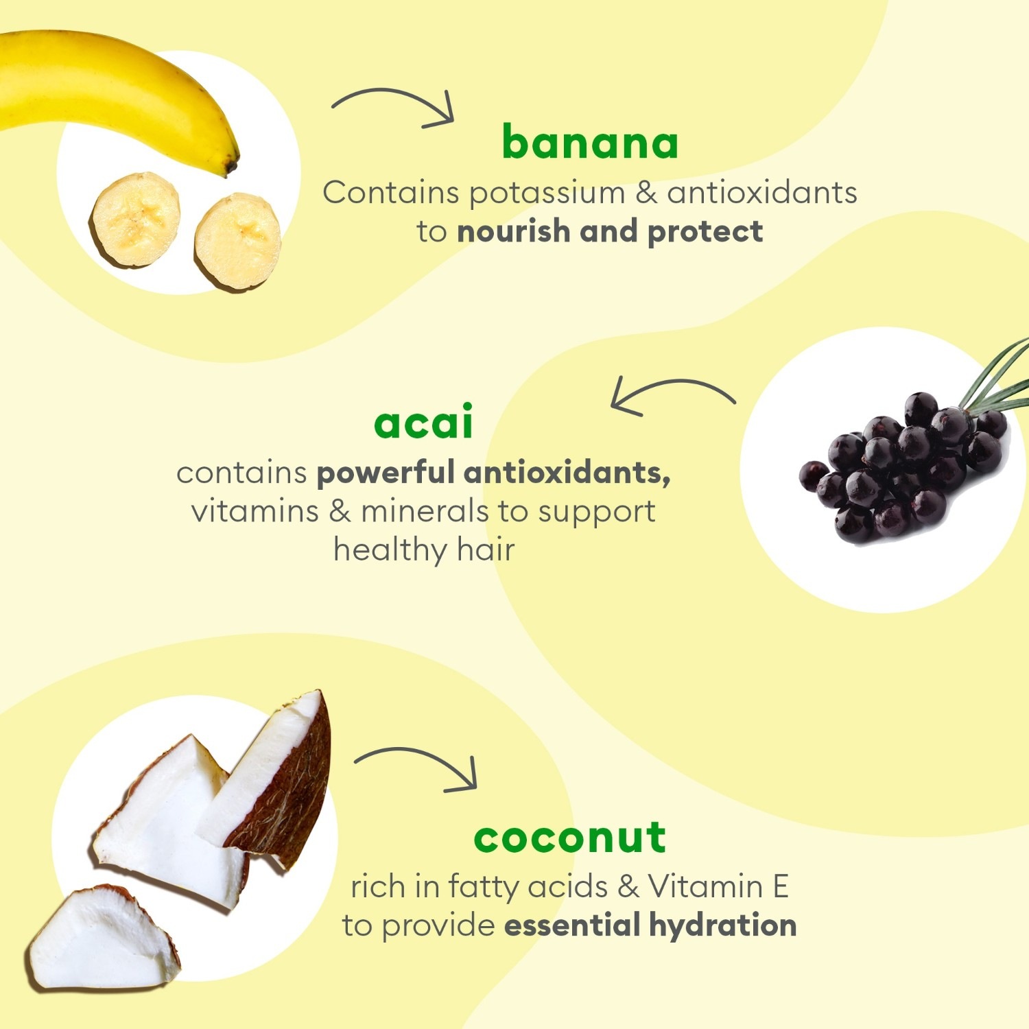 Шампунь superfoods banana + coconut nourishing shampoo Briogeo, объем 369 мл — фото 3