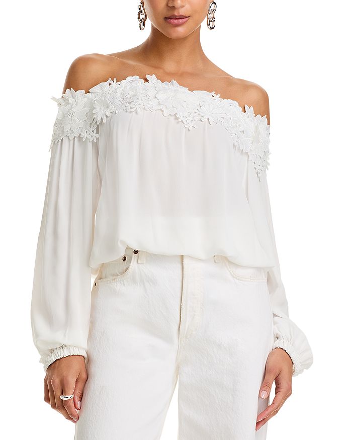 

Блузка Merla с кружевом Generation Love, белый