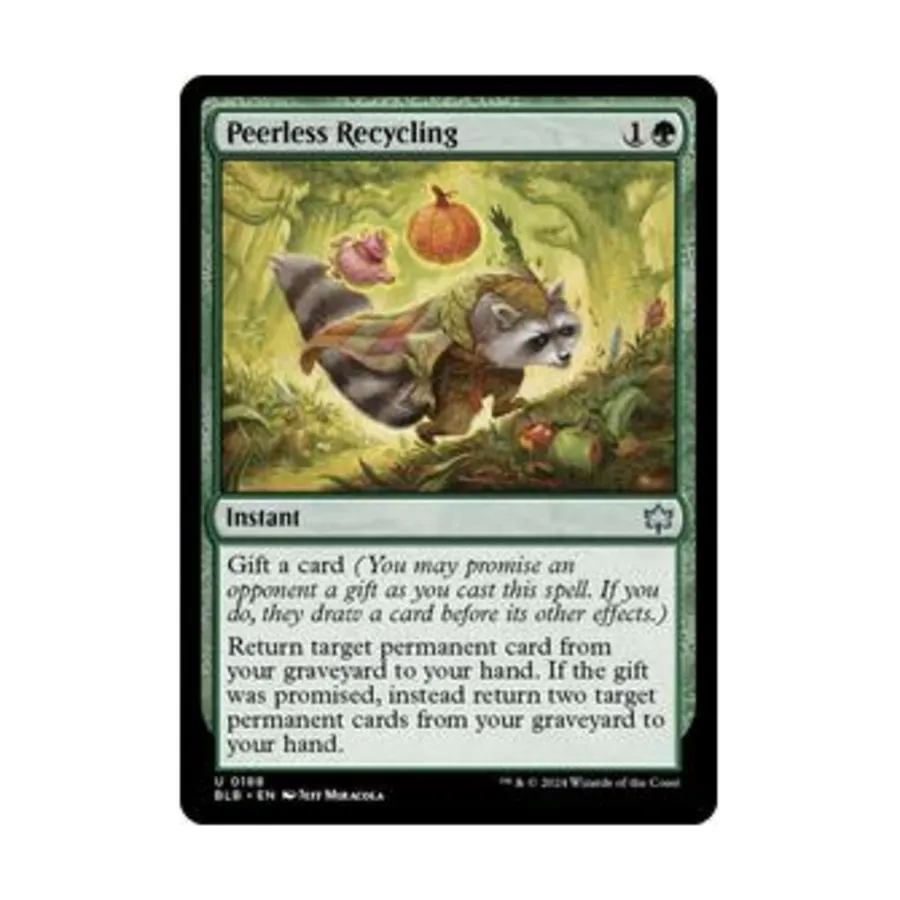 

CCG Бесподобная переработка (U), MTG - Bloomburrow