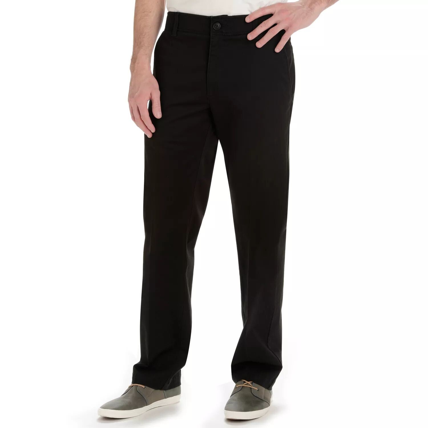 Брюки прямого кроя цвета хаки Big & Tall Performance Series Extreme Comfort Lee, черный — фото 4