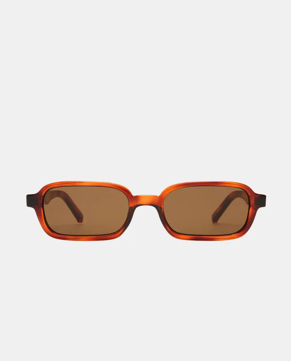 

Солнцезащитные очки унисекс прямоугольной формы Le Specs, светло-коричневый