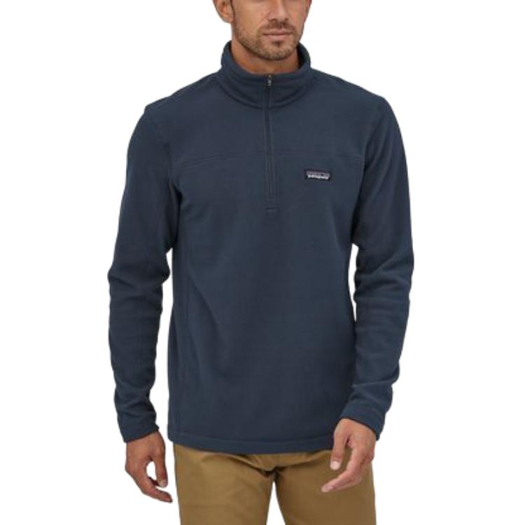 Микрофлисовые топы для мужчин Patagonia, синий — фото 4