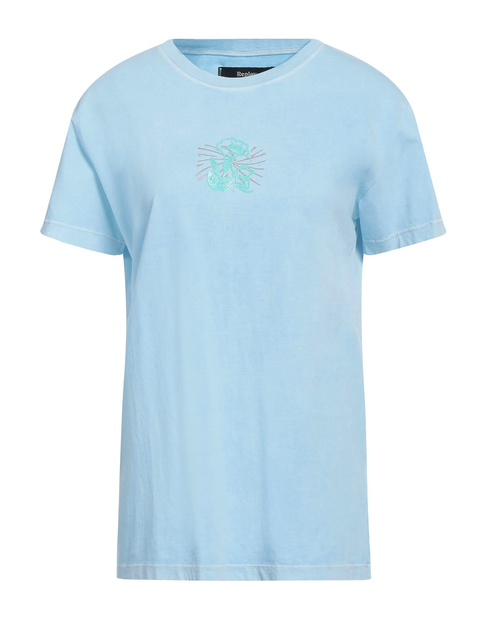 

Футболка Replay, небесно-голубой