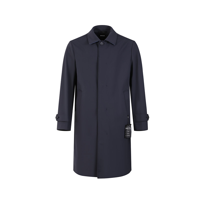 

HUGO BOSS Темно-синее пальто мужское, Dark Blue