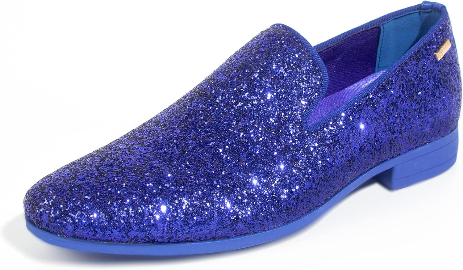 

Мужские лоферы ALLY UNION MAKE FORCE с блестками, нарядные, без застежек, для вечеринок и свадеб, туфли-слипоны с блестками, синий