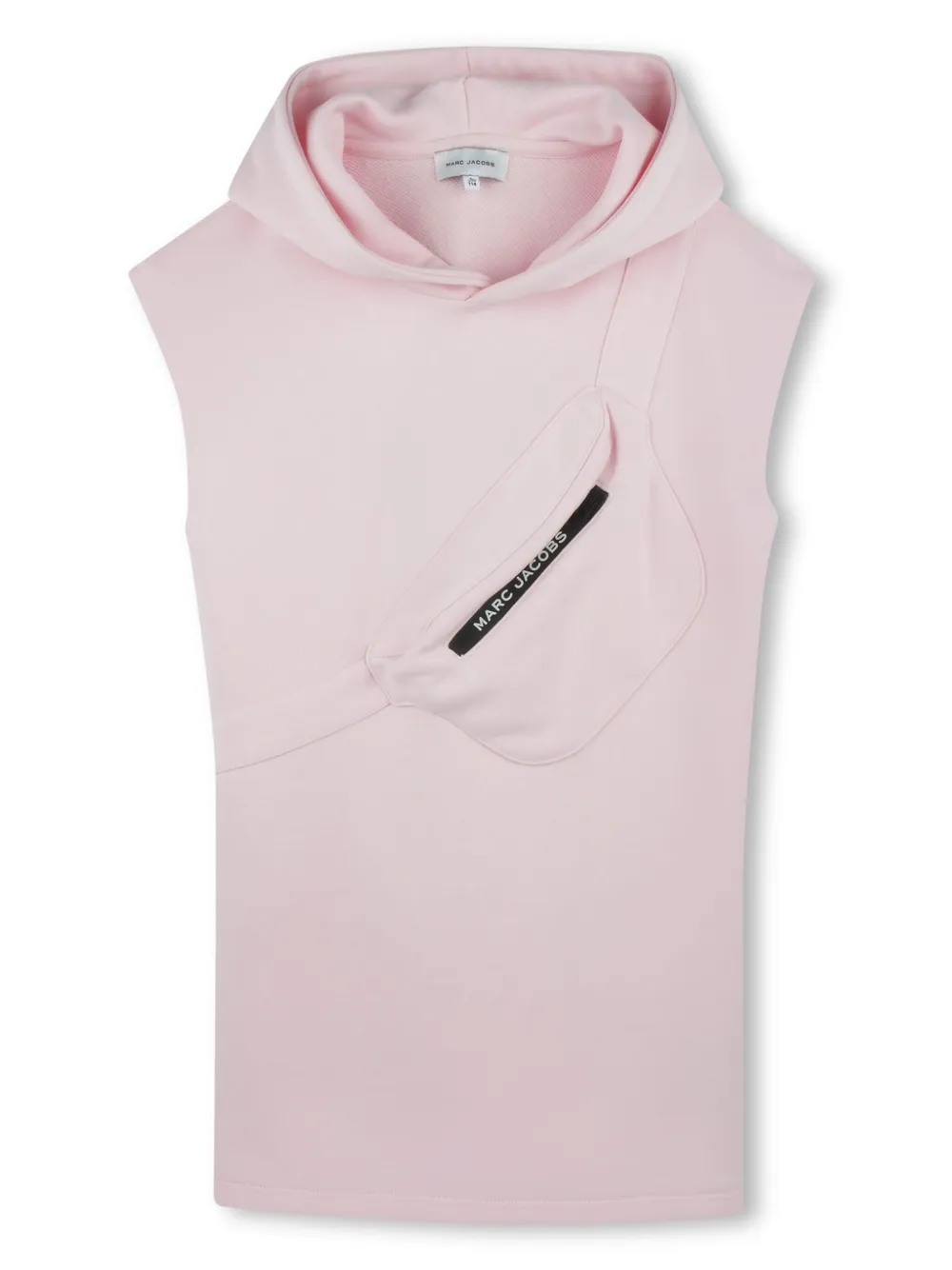 

Платье с капюшоном Marc Jacobs Kids, розовый
