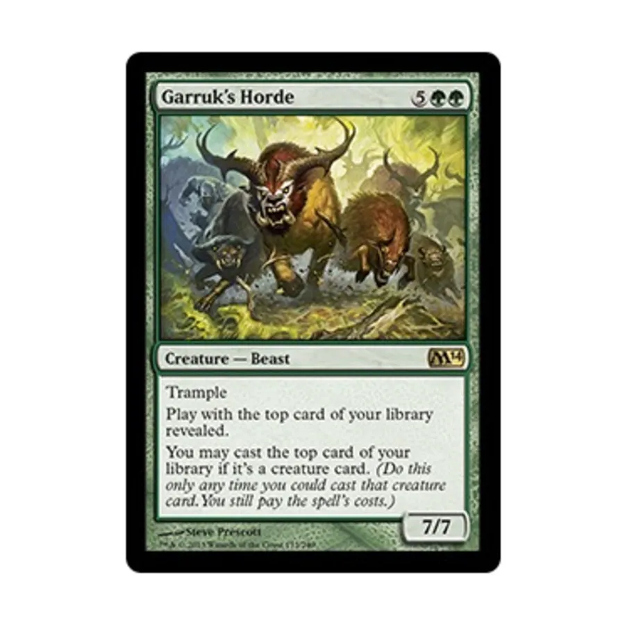 

CCG Орда Гаррука (клавиша R) (фольга), MTG - Magic 2014