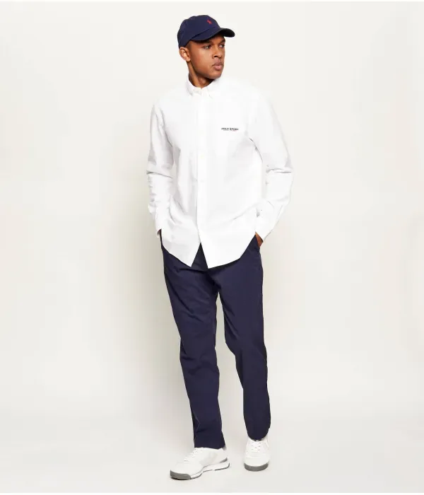 Рубашка classic fit Polo Ralph Lauren, белый — фото 2