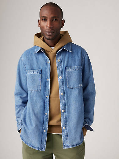 

Двусторонняя утепленная рубашка Bryant Levi's, цвет Greenpoint - Light Wash