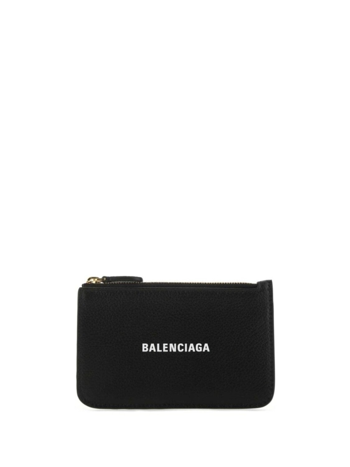 

Balenciaga кожаный держатель для карт, черный