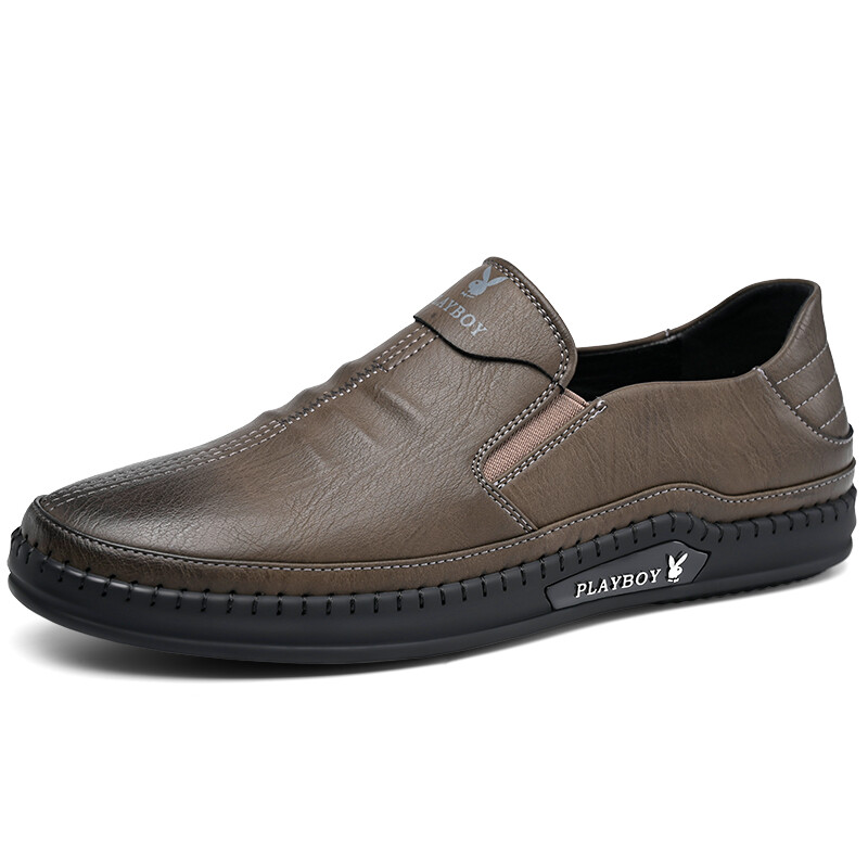 Туфли мужские Men"s Casual Men Low-Top Playboy, белый — фото 4
