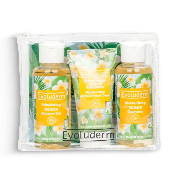 

Набор косметики Set de Viaje Monoï Evoluderm, Set 3 productos + Neceser