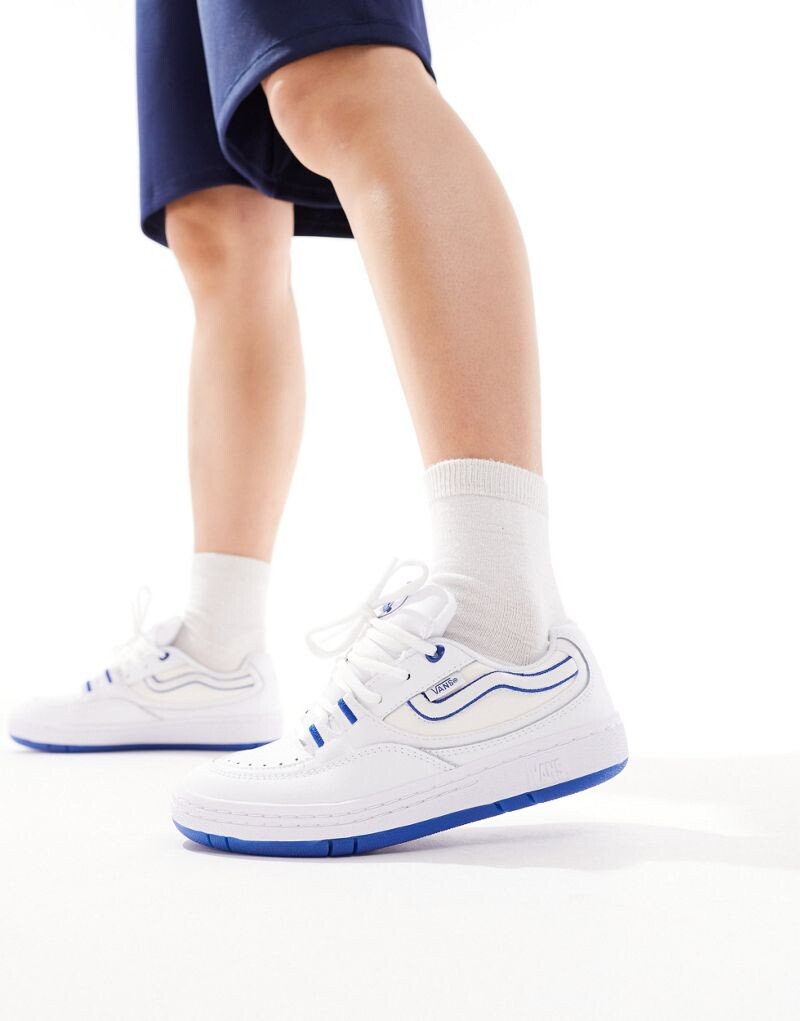 

Бело-синие кроссовки Vans Speed, Синий, Бело-синие кроссовки Vans Speed