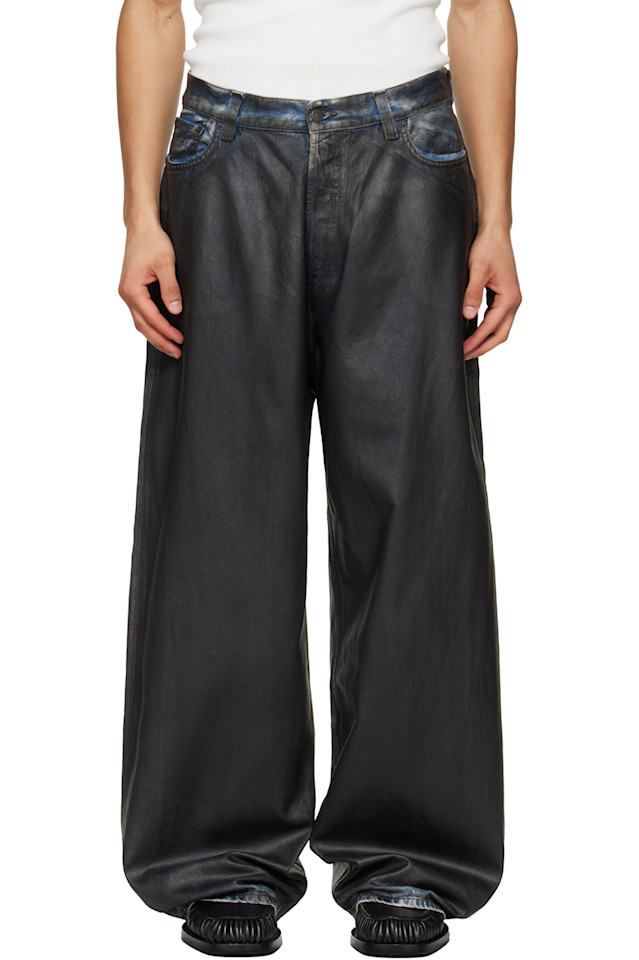 

Джинсы свободного кроя 2023 года Acne Studios, черный