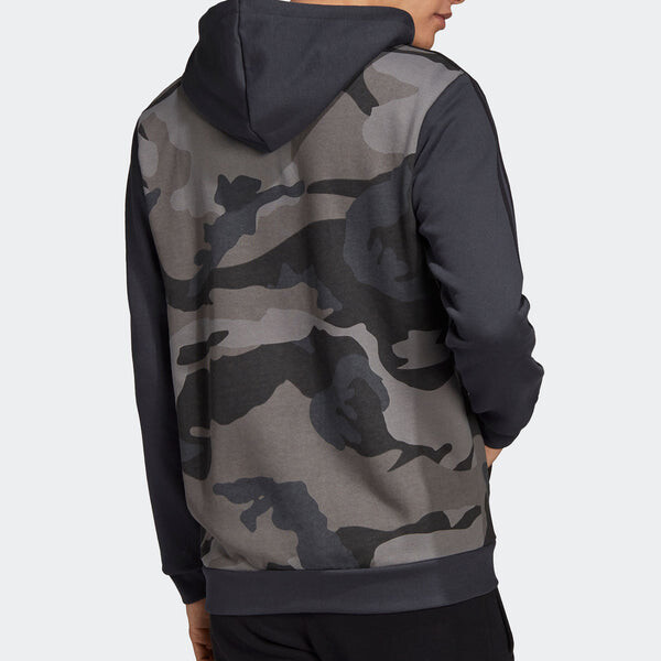 Толстовка Adidas Originals 'Camo' Full Zip Hoodie 'Carbon', мультиколор — фото 4