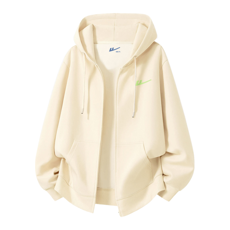 

Толстовка Unisex Hooded Moderate Cardigan WARRIOR, светло-бежевый