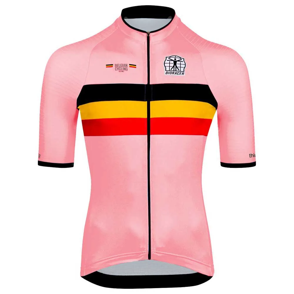

Джерси Bioracer Icon Official Belgian Cycling short sleeve, розовый
