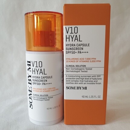 

Солнцезащитный крем V10 Hyal Hydra в капсулах Spf50+, 40 мл, Some By Mi