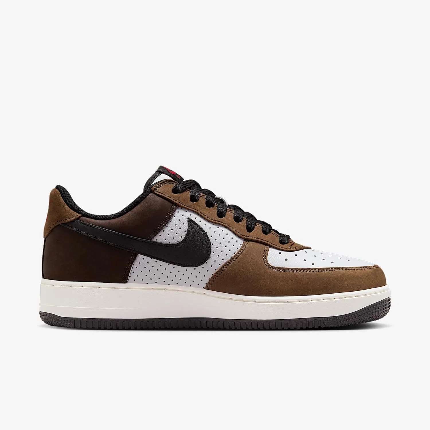Мужские кроссовки Nike Air Force 1 Low Retro, White Black Bison — фото 3