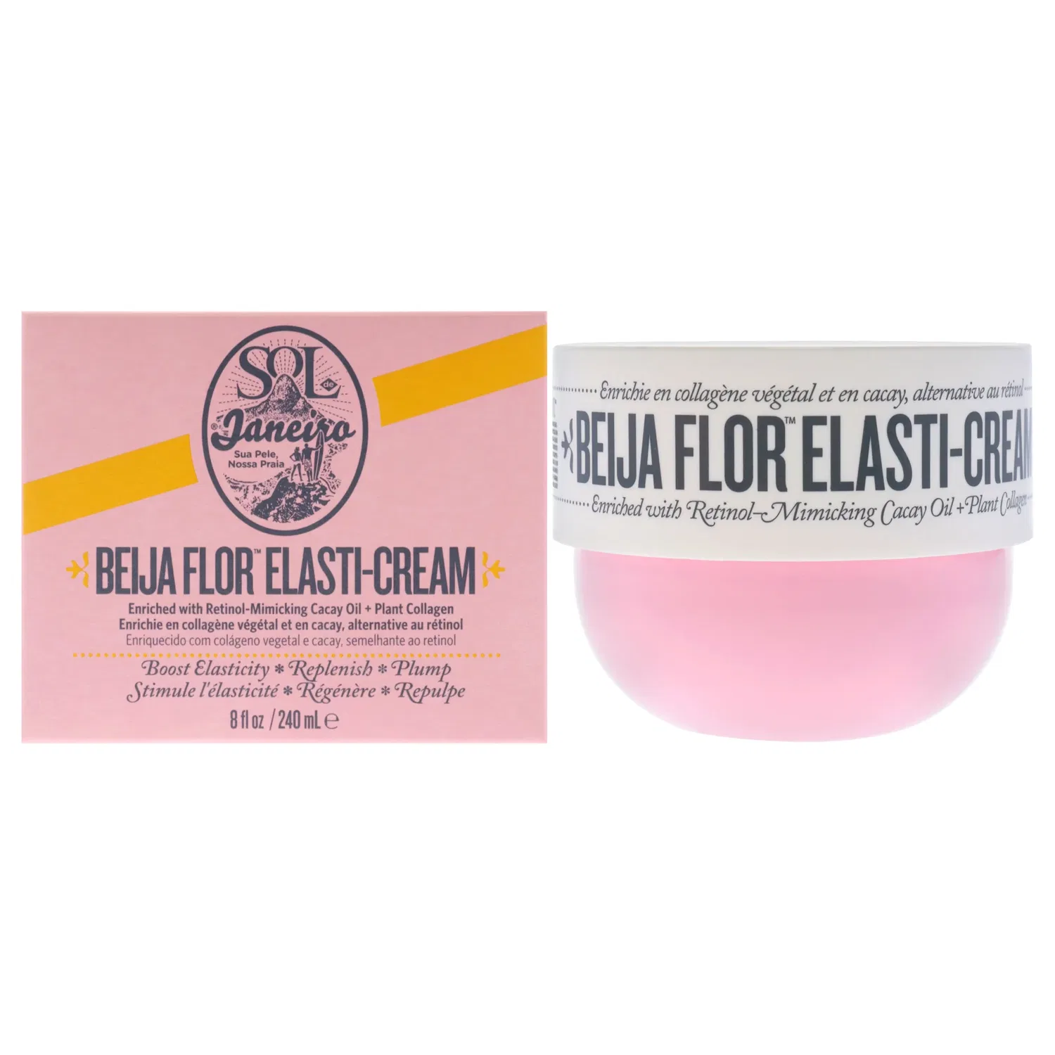 Elasti-Cream Beija Flor от Sol de Janeiro для унисекс - крем, 8 унций