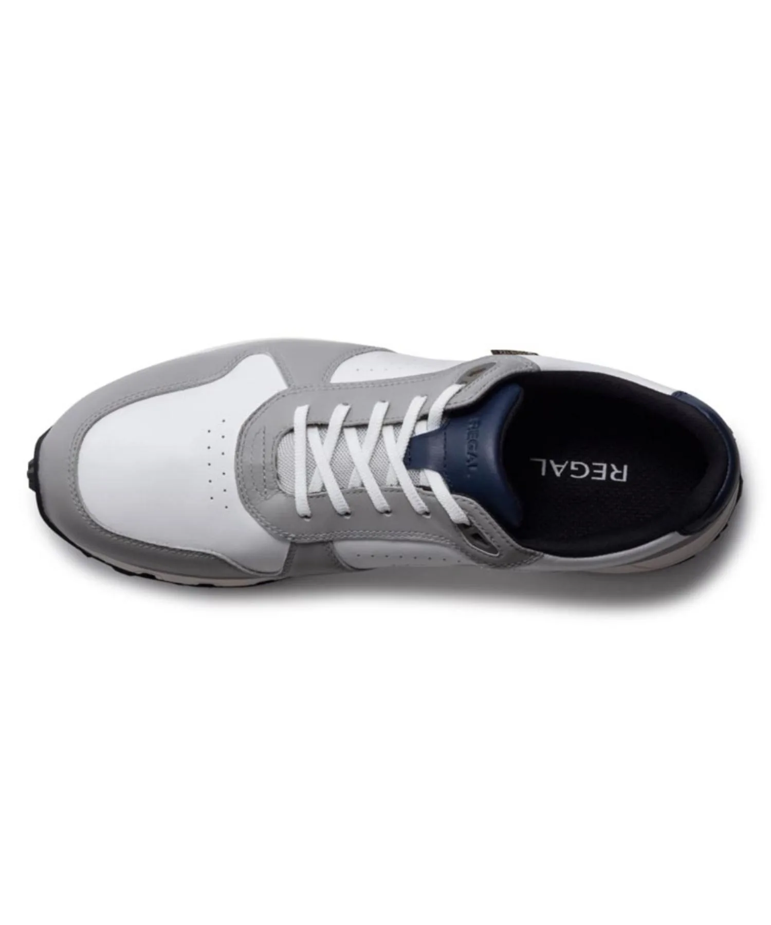 Мужские кроссовки с Gore-Tex Surround Vibram REGAL белые-синие — фото 3