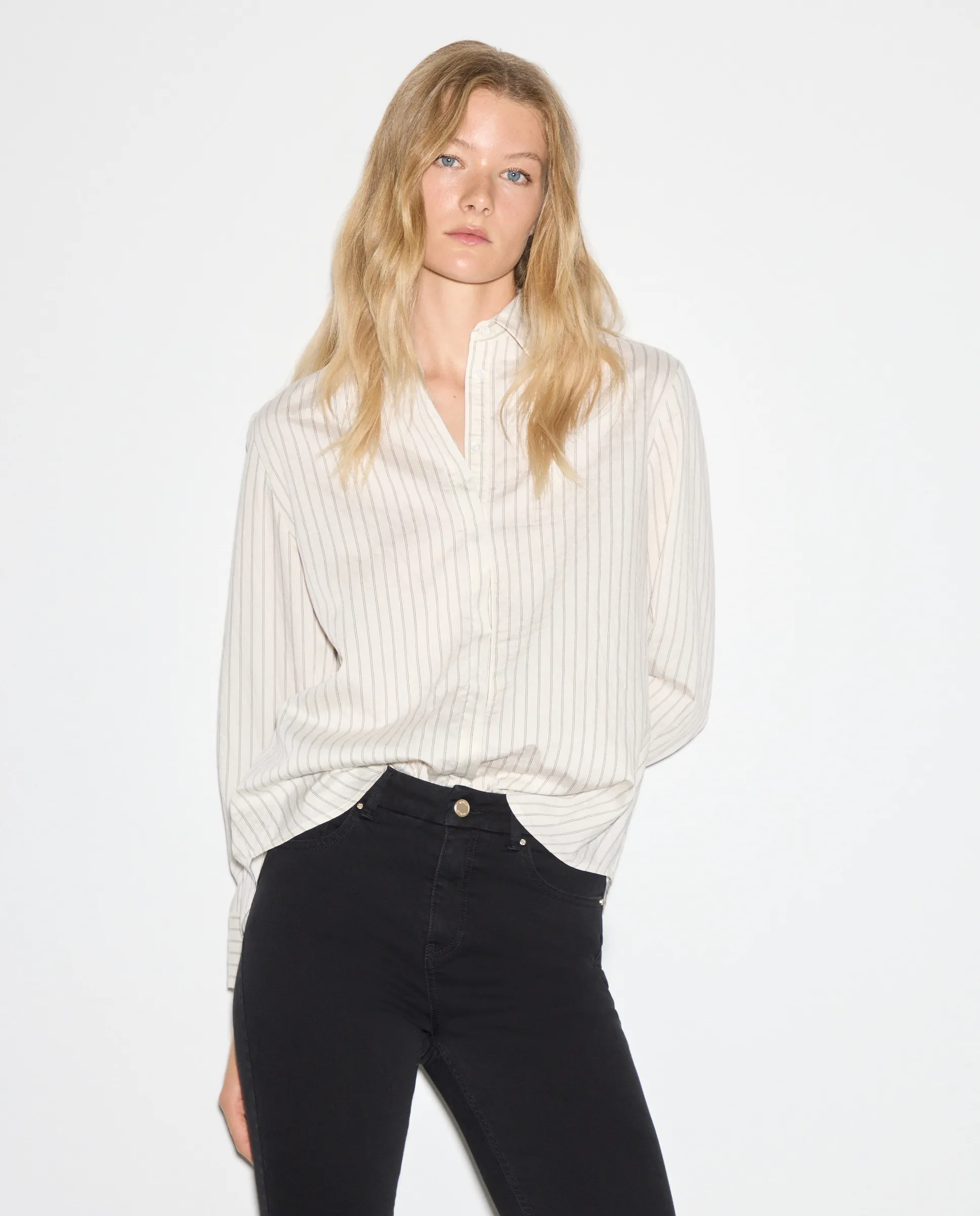 

Женская блузка с длинным рукавом с принтом Woman El Corte Inglés, белый