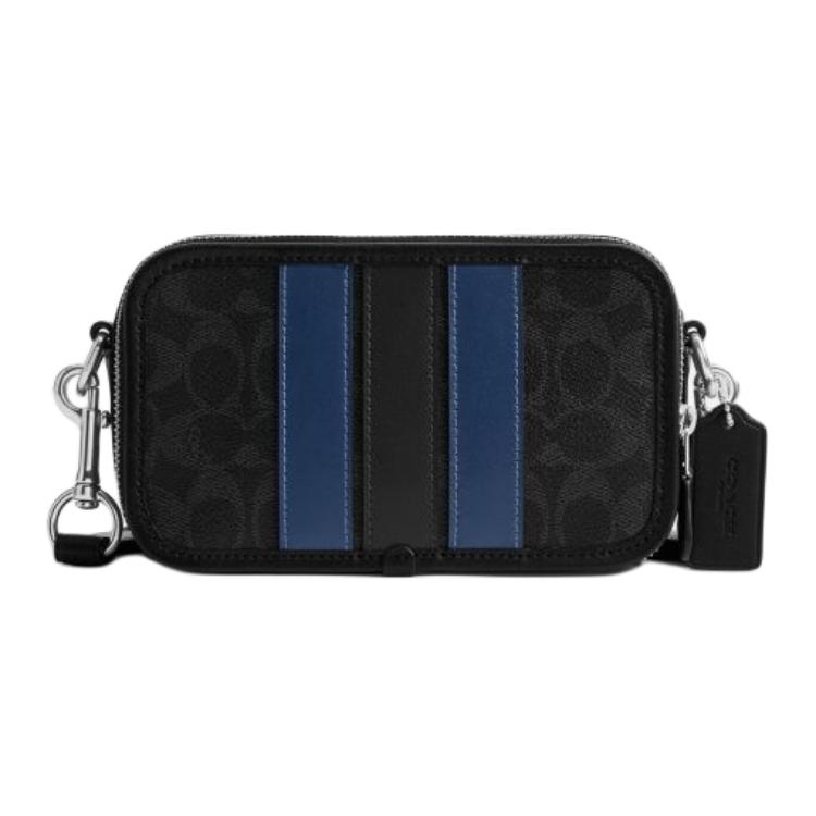 

COACH Кроссбоди Wyatt из натуральной и искусственной кожи, маленький, мужской, смешанный цвет black