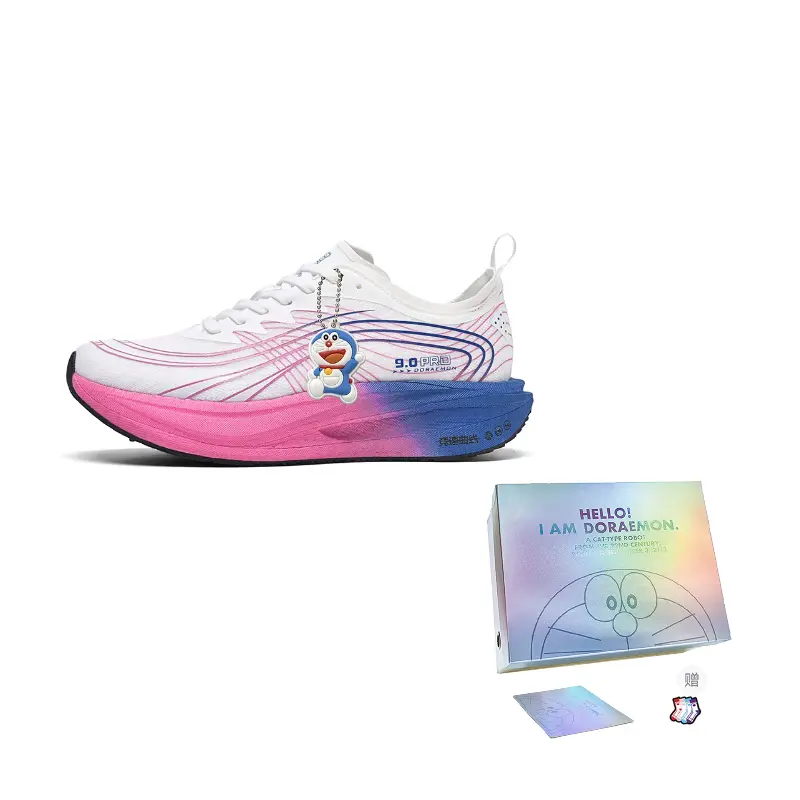 

Doraemon Дораэмон Низкие кроссовки для бега мужские Лоузи розовые, цвет Losee Pink