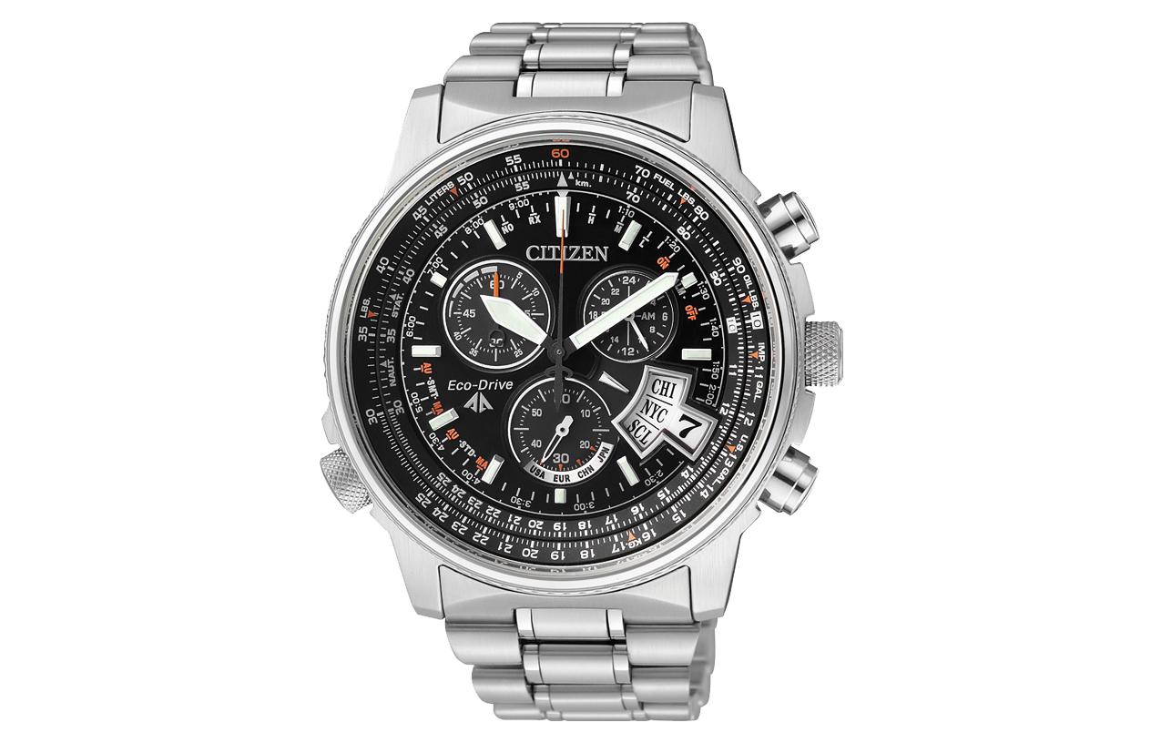 

CITIZEN Часы Promaster Collection Solar Quartz Movement Titanium Alloy Strap Watch 44mm Men's Watch Black Dial, Black