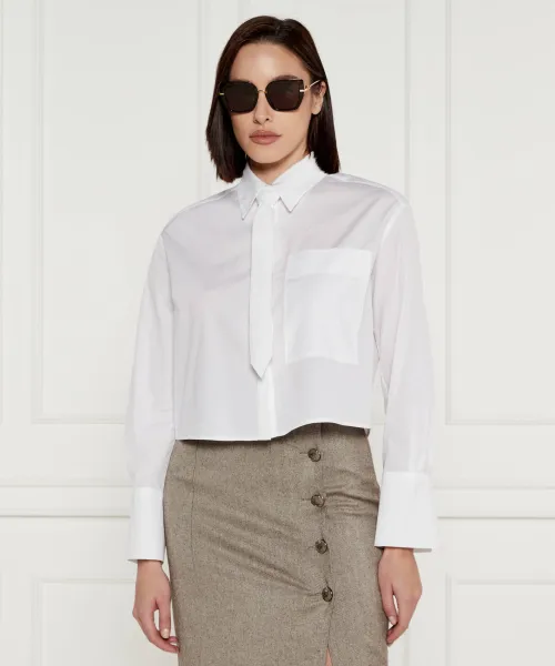 

Рубашка Cropped fit Marc Cain, белый