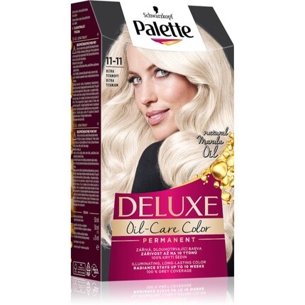

Перманентная краска для волос PALETTE Deluxe Oil-Care 11-11 Блондин Ультра Титан