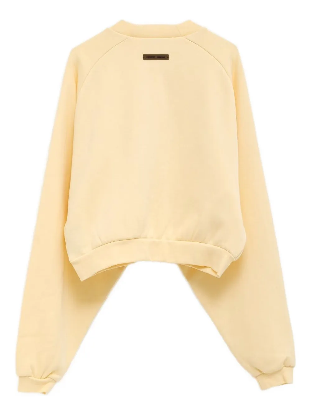 Толстовка с рукавами реглан и вышивкой Fear Of God Essentials, желтый — фото 2